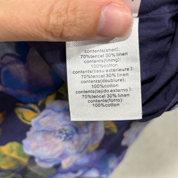 NWT Rachel Parcell v-neck puff sleeve mini dress - Picture 6 of 7